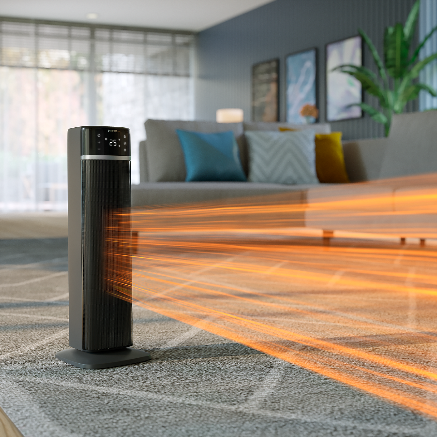 Philips Smart Tower Ceramic Heater 5000 Series - CX5120 Philips Smart Tower Ceramic Heater 5000 Series - CX5120